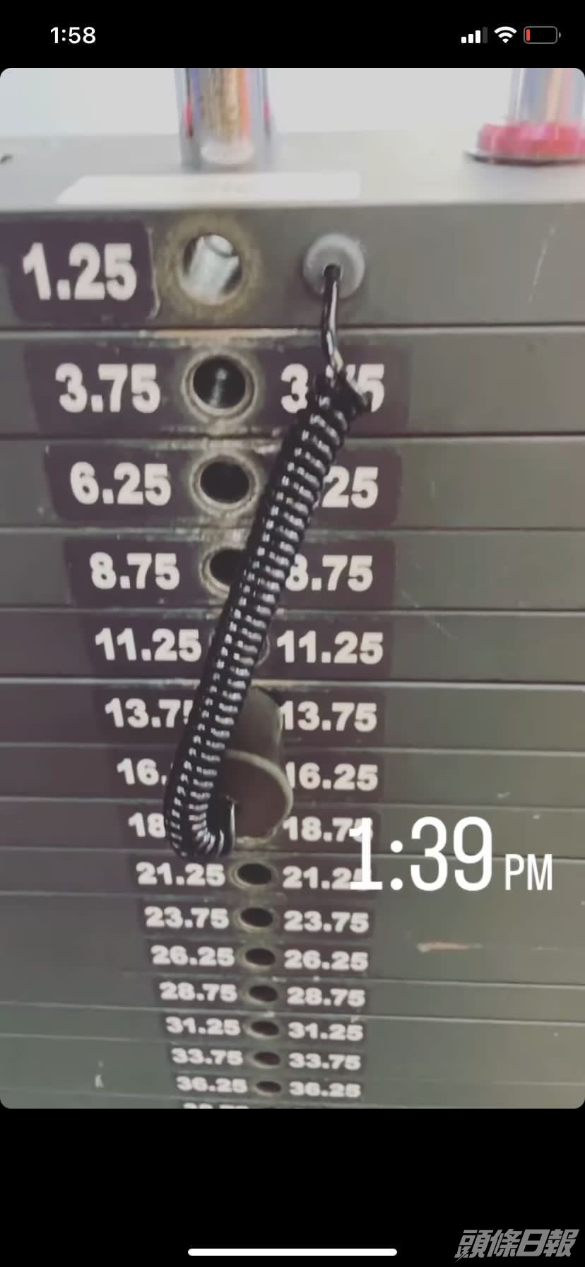 教主好勤力，有時間即去健身，保持最佳身形。